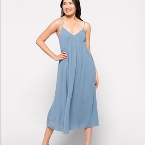 Z Supply Atlas MIDI dress powder blue